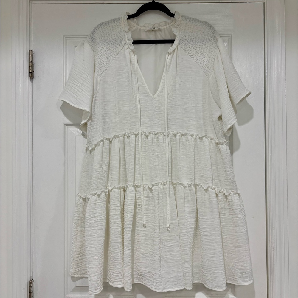Talulah Tiered Short Sleeve Dress - XL